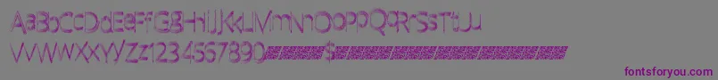 More about Quickfade Font Quickfade Font – Purple Fonts on Gray Background