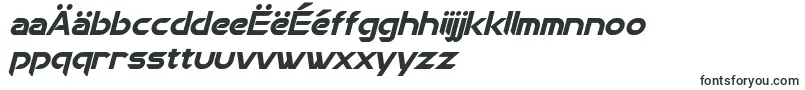 ChromiaBoldItalic-Schriftart – mazedonische Schriften