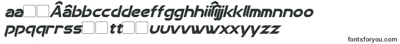 ChromiaBoldItalic-Schriftart – rumänische Schriften