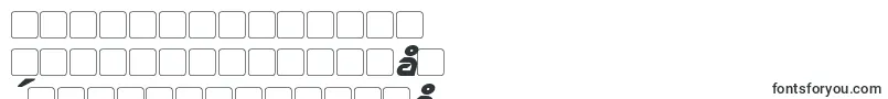 フォントChromiaBoldItalic – 中国の文字（簡体字）