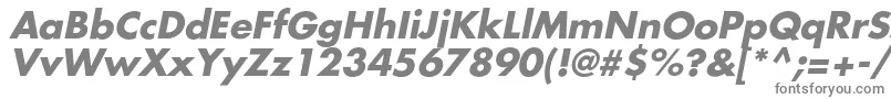 フォントAgfatumcBolditalic – 白い背景に灰色の文字