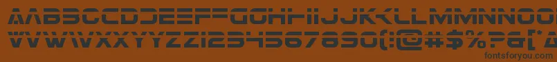 Eurofighterlaser Font – Black Fonts on Brown Background