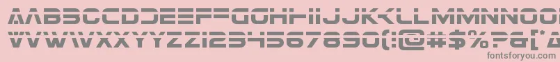 Eurofighterlaser Font – Gray Fonts on Pink Background