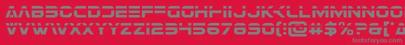Шрифт Eurofighterlaser – серые шрифты на красном фоне