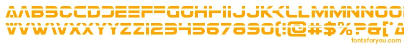 Eurofighterlaser Font – Orange Fonts on White Background
