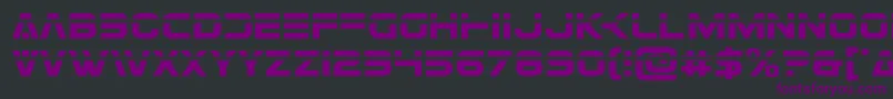 Eurofighterlaser Font – Purple Fonts on Black Background