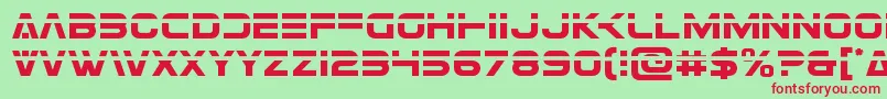 Eurofighterlaser Font – Red Fonts on Green Background