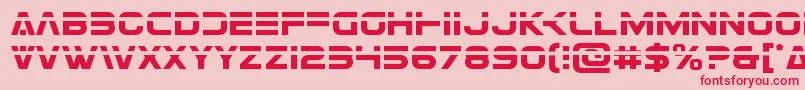 Eurofighterlaser Font – Red Fonts on Pink Background