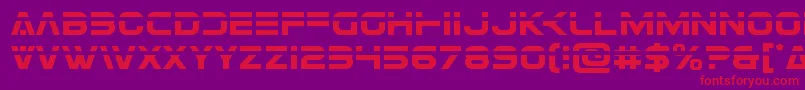 Eurofighterlaser Font – Red Fonts on Purple Background