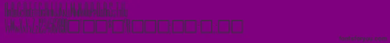 Rothmanplain Font – Black Fonts on Purple Background