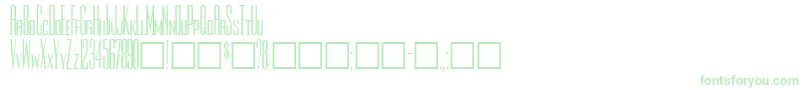 Rothmanplain Font – Green Fonts on White Background