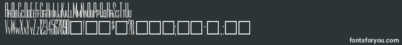 Rothmanplain Font – White Fonts on Black Background