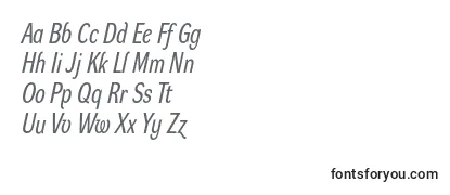 DynagroteskrcItalic Font