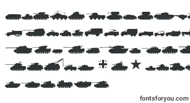 TanksWw2 font – army Fonts