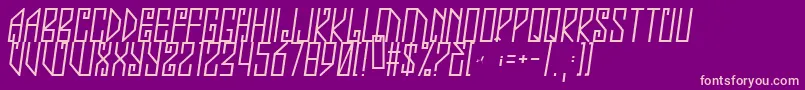 fuente Jealousy – Fuentes Rosadas Sobre Fondo Morado