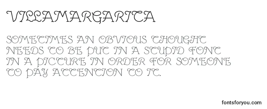 Обзор шрифта VillaMargarita