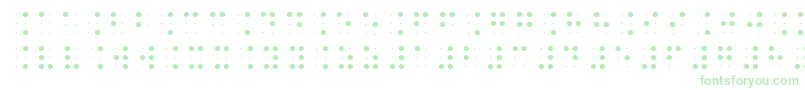 Brailleslo6dot-Schriftart – Grüne Schriften