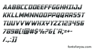 Buchananhalfital font – colored Fonts