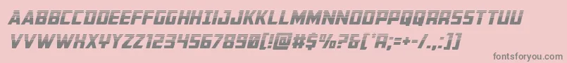 Buchananhalfital Font – Gray Fonts on Pink Background