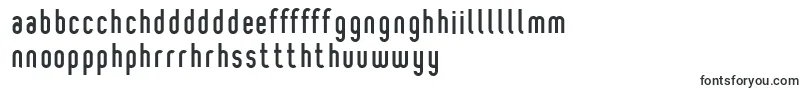 Pixochrome-Schriftart – walisische Schriften