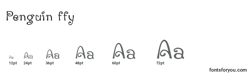 Penguin ffy Font Sizes