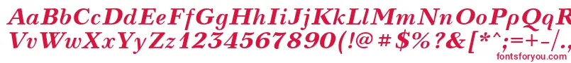 NevacBolditalic Font – Red Fonts