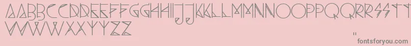 Шрифт AmboFreeTtfFontByLoosyD4wz0ug – серые шрифты на розовом фоне