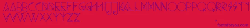 AmboFreeTtfFontByLoosyD4wz0ug Font – Purple Fonts on Red Background