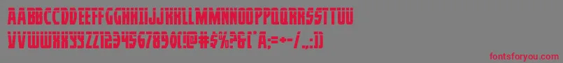 fuente Prowlerlas – Fuentes Rojas Sobre Fondo Gris