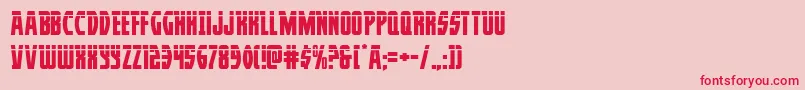 Prowlerlas Font – Red Fonts on Pink Background