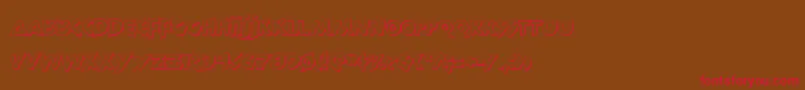 300TrojansShadow Font – Red Fonts on Brown Background