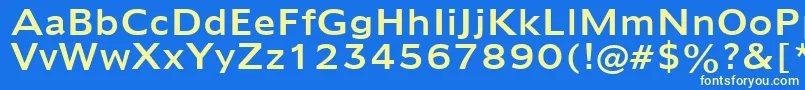 Подробнее о шрифте Humanist970Bt Шрифт Humanist970Bt – жёлтые шрифты на синем фоне
