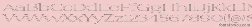 Подробнее о шрифте VivastdLightextraextended Шрифт VivastdLightextraextended – серые шрифты на розовом фоне