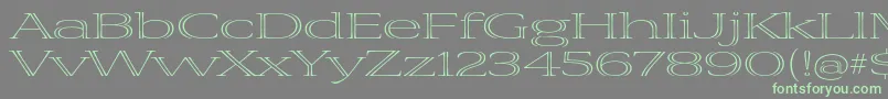 Подробнее о шрифте VivastdLightextraextended Шрифт VivastdLightextraextended – зелёные шрифты на сером фоне