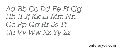 SquareserifItalic Font