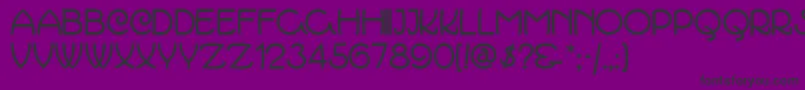 Marchmadnessnf Font – Black Fonts on Purple Background