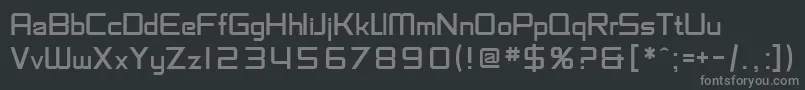 Weitere Informationen zur SfChaerilidae-Schriftart SfChaerilidae-Schriftart – Graue Schriften auf schwarzem Hintergrund