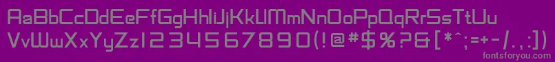 SfChaerilidae Font – Gray Fonts on Purple Background