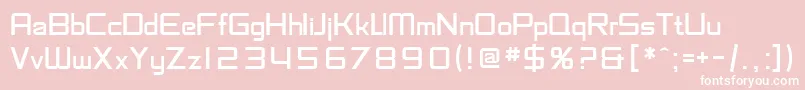 SfChaerilidae Font – White Fonts on Pink Background