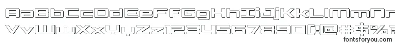 フォントPhoenicialowercase3D – フォント モーターサイクル