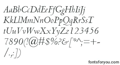 CentaurMtItalic font – regular Fonts
