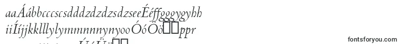 Шрифт CentaurMtItalic – венгерские шрифты