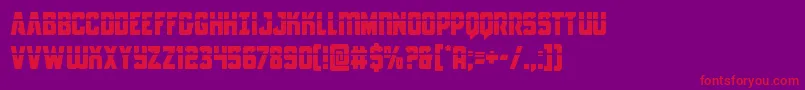 Antilleslaser Font – Red Fonts on Purple Background