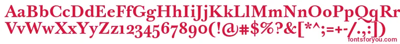 BaskervilleTenProBold Font – Red Fonts