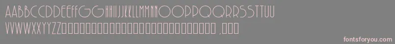 SolarRegular Font – Pink Fonts on Gray Background