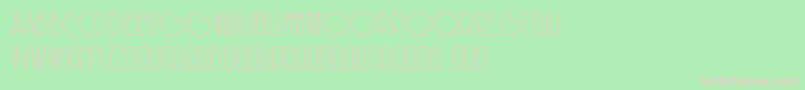 SolarRegular Font – Pink Fonts on Green Background