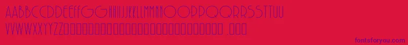 SolarRegular Font – Purple Fonts on Red Background