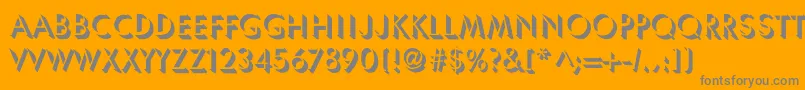 More about UmbraNormal Font UmbraNormal Font – Gray Fonts on Orange Background
