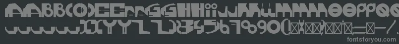Подробнее о шрифте GherotypeRegular Шрифт GherotypeRegular – серые шрифты на чёрном фоне