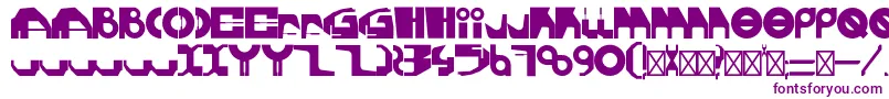 GherotypeRegular Font – Purple Fonts on White Background